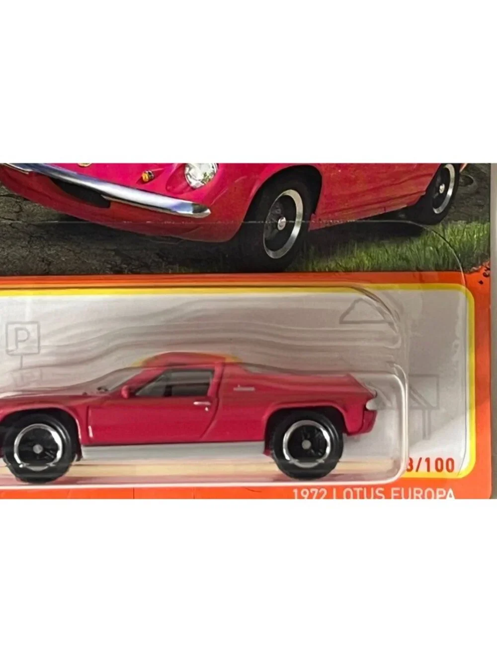 Matchbox 1972 Lotus Europa MBX Highway 93/100 Magenta Diecast NOC